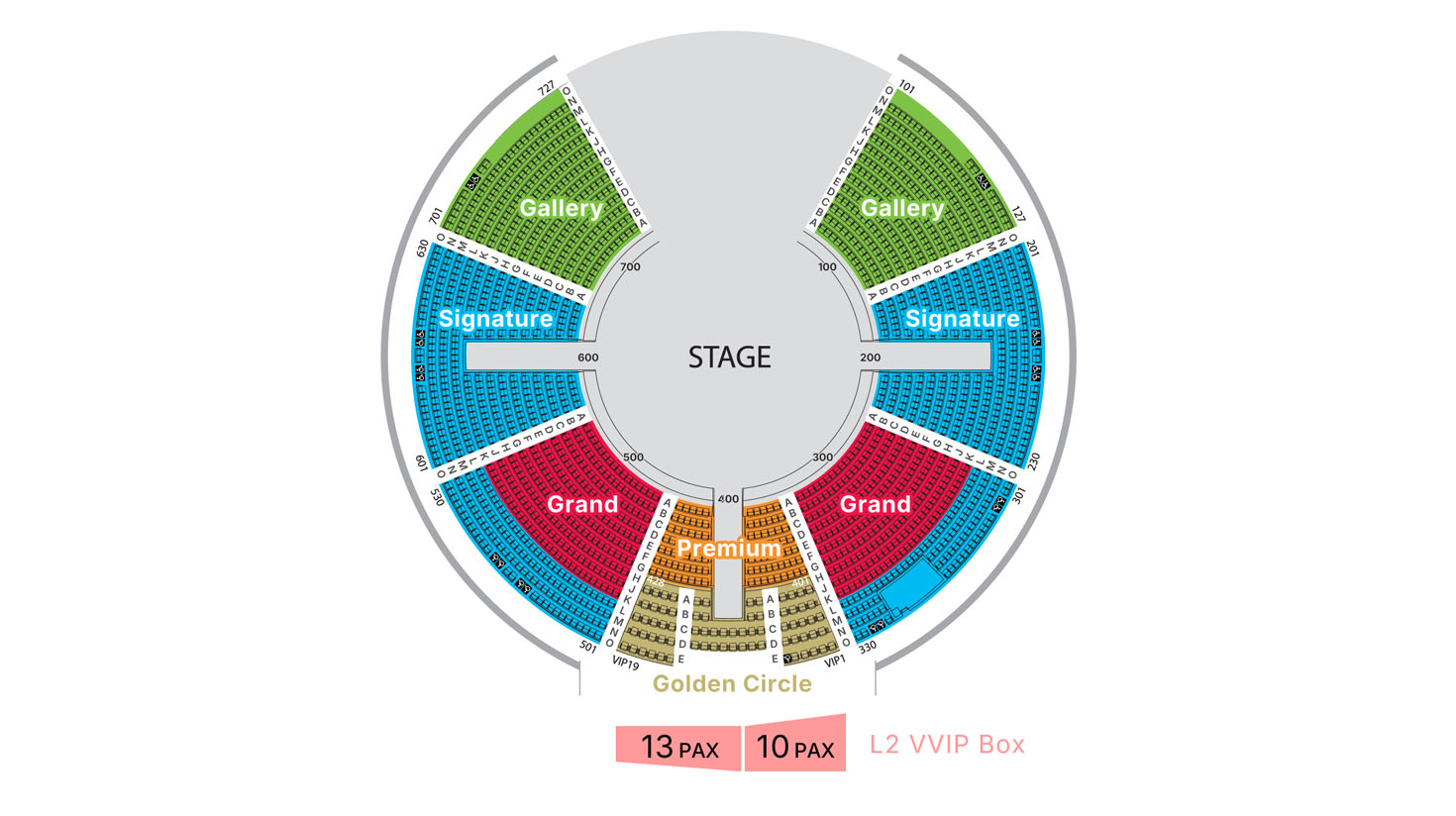 HODW seat map