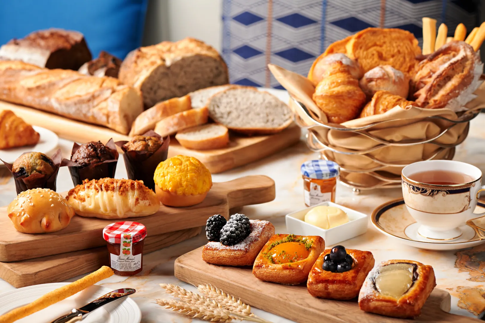 . Breakfast Semi Buffet Freshly Baked Bakery