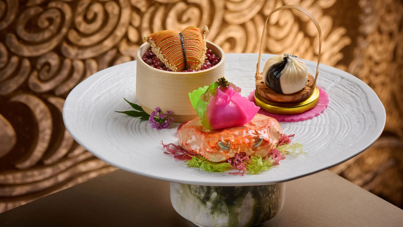 Dim-Sum-PlatterSteamed-Snow-Crab-and-Vegetable-Sprout-DumplingScallion-and-Black-Pepper-Wagyu-PuffsSteamed-Pork-and-Aged-Mandarin-Peel-Dumplings2400x1352.jpg
