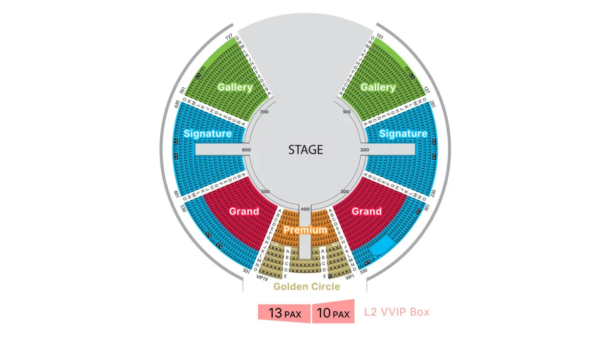 HODW seat map